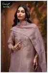 Qyra 4119 By Ganga Bemberg Silk Jacquard Designer Salwar Suits Exporters In India